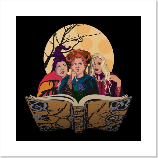 Hocus Pocus Sanderson Sisters Wall Art by gallaugherus